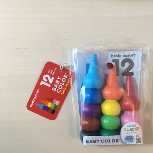 1歳でも持ちやすいクレヨン 初めてのお絵かきには ベビーコロール が安心